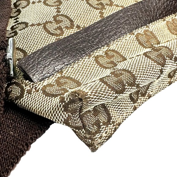 COPY - Gucci GG Canvas Web Print Double Pocket BELTBAG - Picture 7 of 17